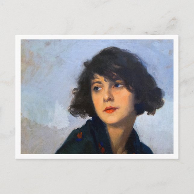 Postal Mujer, Boulet, Arte de 1927 (Anverso)