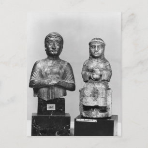 Postal Mujer con el chal