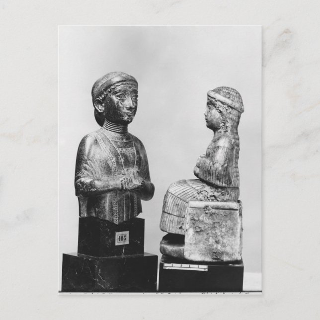 Postal Mujer con el chal (Anverso)