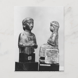 Postal Mujer con el chal