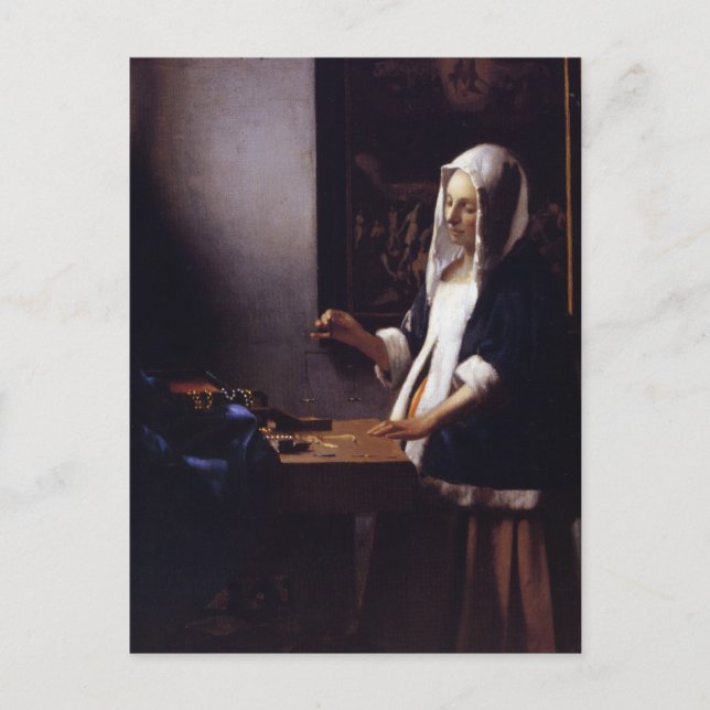 Postal Mujer con equilibrio (Anverso)