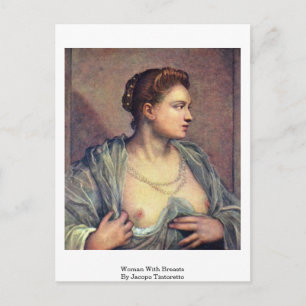Postal Mujer Con Pechos De Jacopo Tintoretto