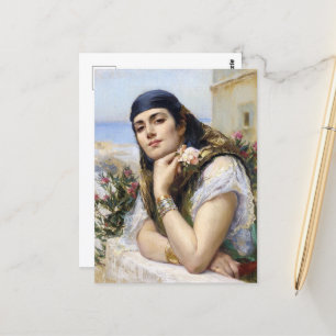 Postal Mujer de Argel, Arthur Bridgman