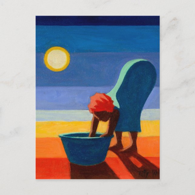 Postal Mujer de doblez 2005 (Anverso)