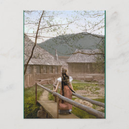 Postal Mujer de la Selva Negra