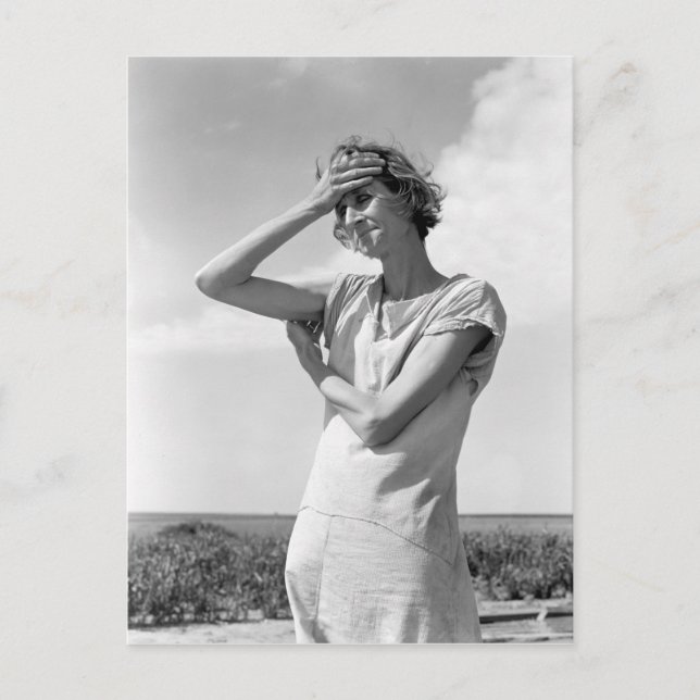 Postal Mujer de las llanuras altas (Anverso)