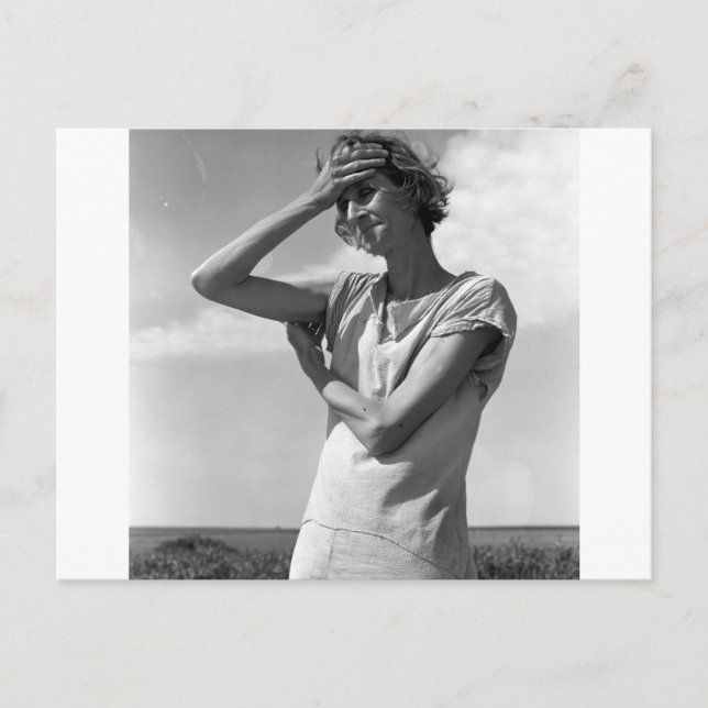 Postal Mujer de las llanuras altas (Anverso)