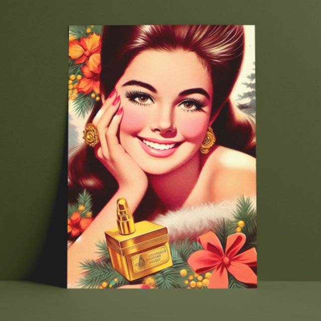 Postal Mujer de Navidad Hermosa (Subido por el creador)
