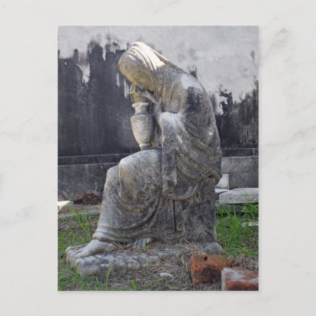 Postal Mujer de piedra (Anverso)