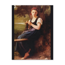 Mujer de punto de William-Adolphe Bouguereau