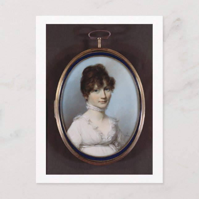 Postal Mujer desconocida (Anverso)