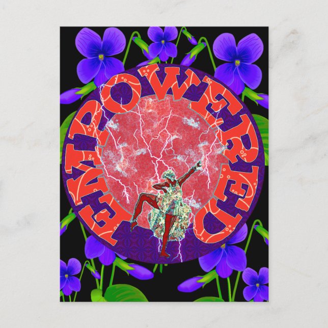 Postal Mujer empoderada (Anverso)