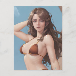 Postal Mujer en bikini