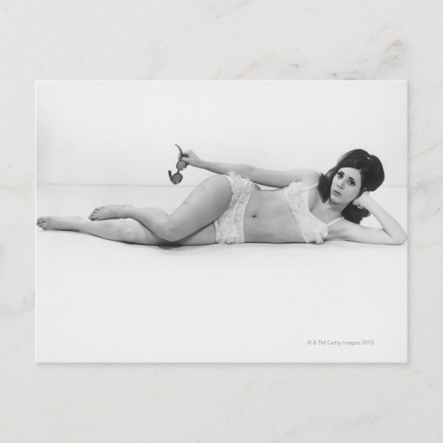 Postal Mujer en ropa de baño (Anverso)