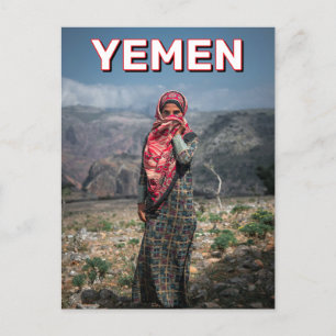 Postal Mujer En Socotra, Yemen