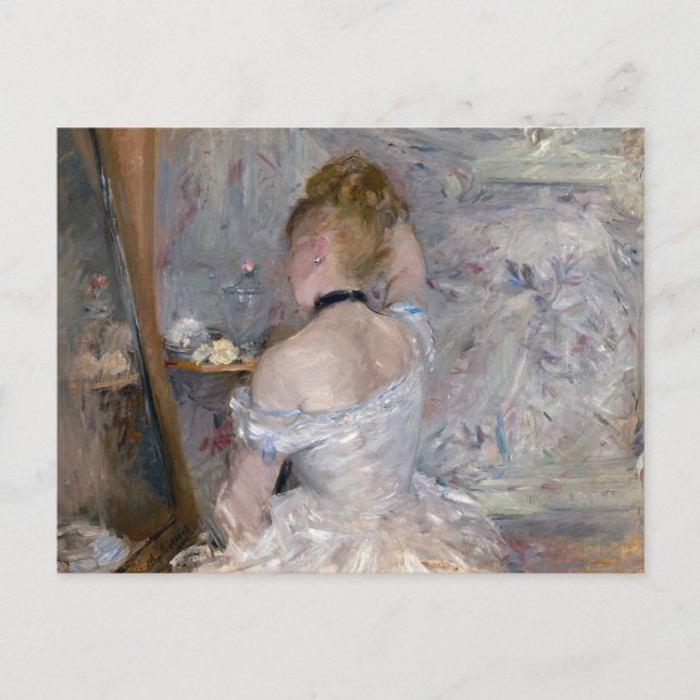 Postal Mujer en su retrete | Berthe Morisot (Anverso)