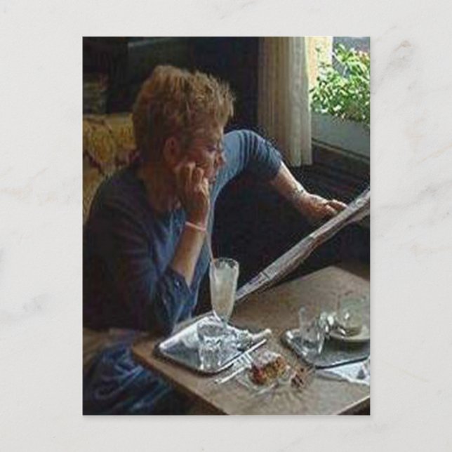 Postal Mujer en un Café Vienés sq.jpg (Anverso)