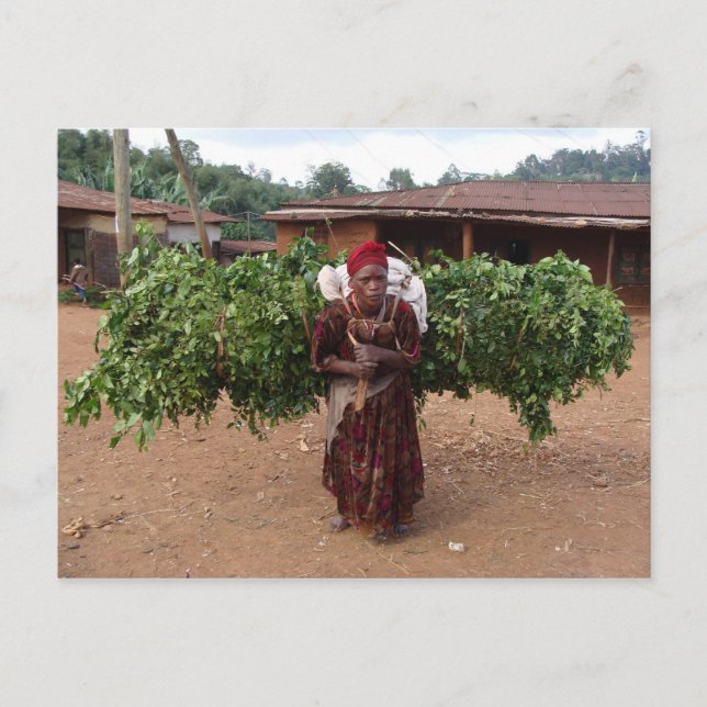 Postal Mujer etíope 5 (Anverso)