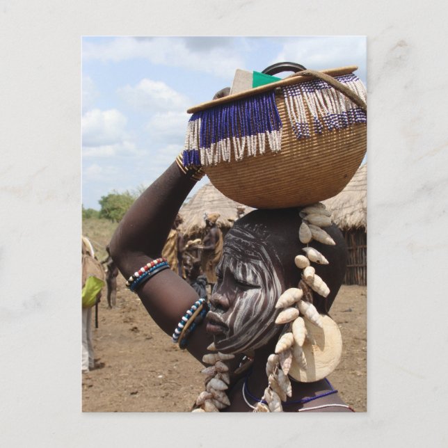 Postal Mujer etíope 6 (Anverso)