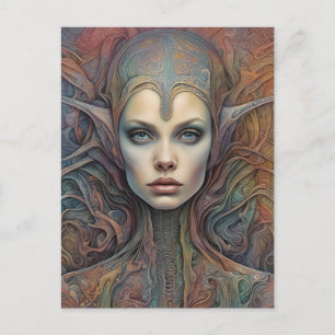 Postal Mujer extranjera