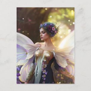 Postal Mujer Hada Fantasía