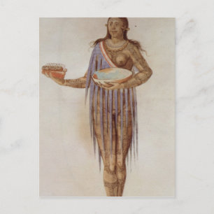 Postal Mujer india de Florida