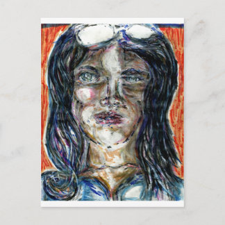 Postal Mujer Internacional del Misterio