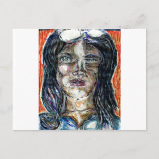 Postal Mujer Internacional del Misterio