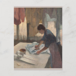 Postal Mujer Ironing Edgar Degas