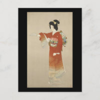 Mujer Japonesa En Kimono