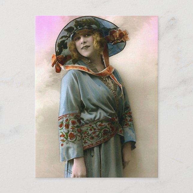 Postal Mujer liberada (Anverso)