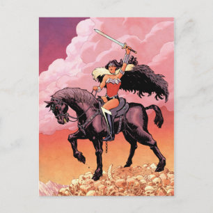 Postal Mujer Maravilla Nueva portada de 52 historietas #2