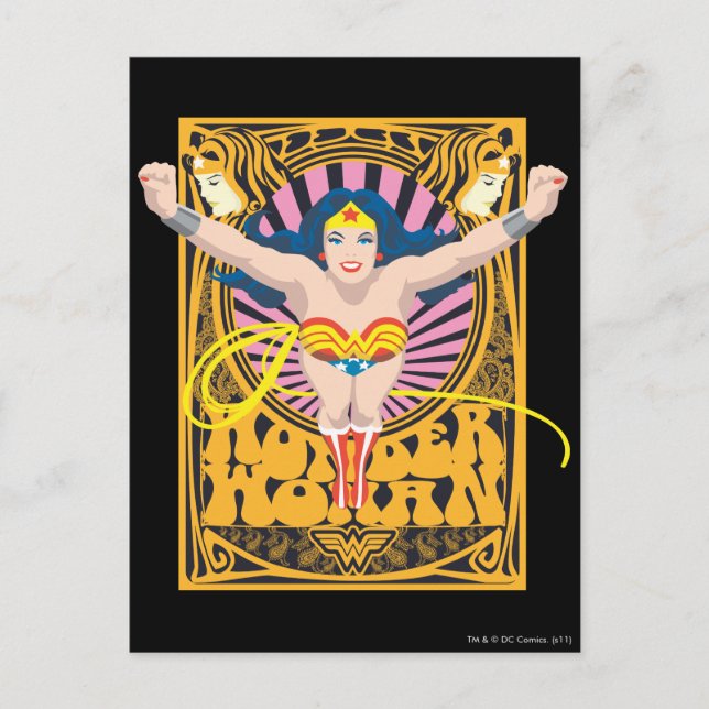 Postal Mujer Maravilla Poster (Anverso)