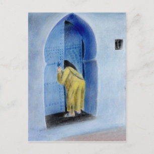 Postal mujer marroquí