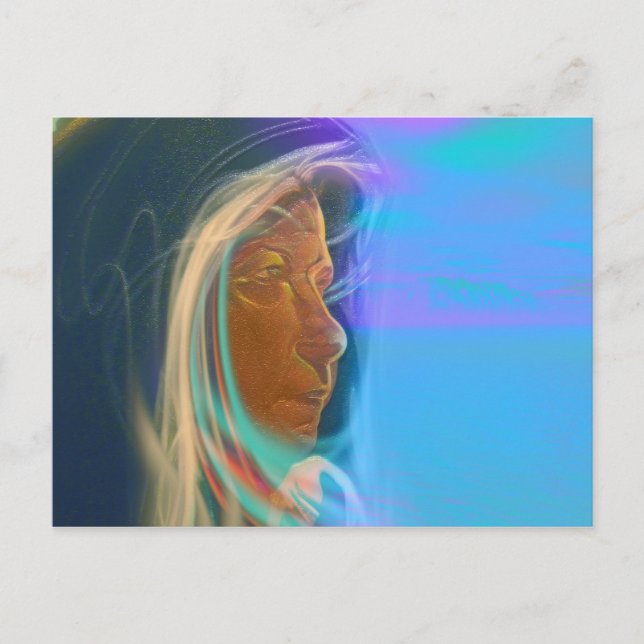 Postal Mujer mayor (Anverso)