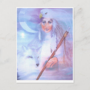Postal mujer medica