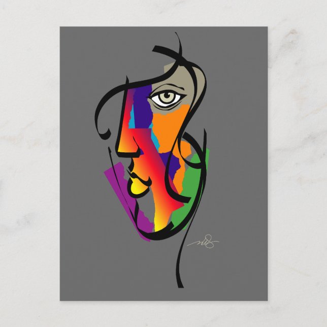 Postal Mujer multicultural (Anverso)