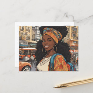 Postal Mujer Negra