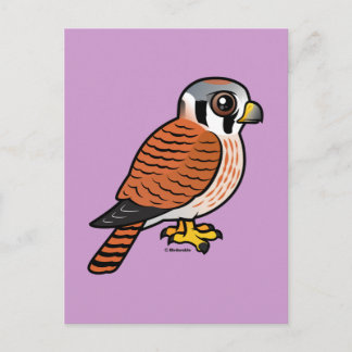 Postal Mujer norteamericana de Kestrel