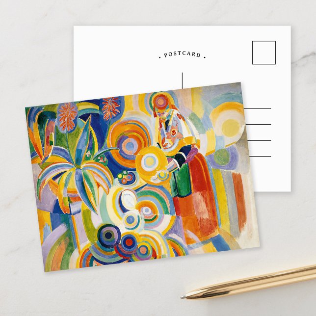 Postal Mujer portuguesa | Robert Delaunay (Subido por el creador)