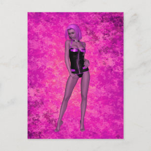 Postal Mujer punk rave