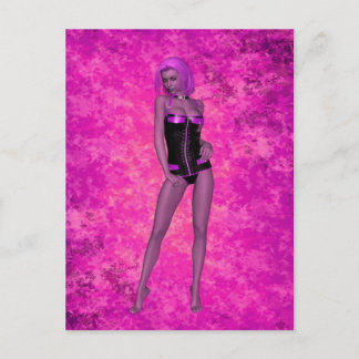 Postal Mujer punk rave