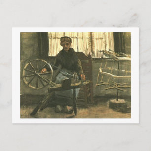 Postal Mujer Reeling Yarn (F1139) Bella Artes Van Gogh