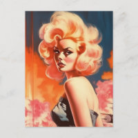 Mujer retro apocalíptica de Barbenheimer