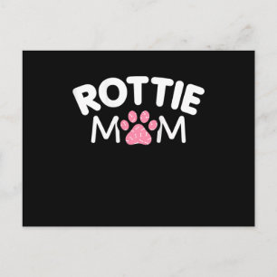Postal Mujer Rottie Mom Apparthotel Rottweiler Dueño Love
