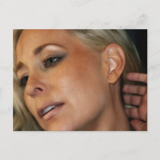 Postal Mujer rubia (Anverso)