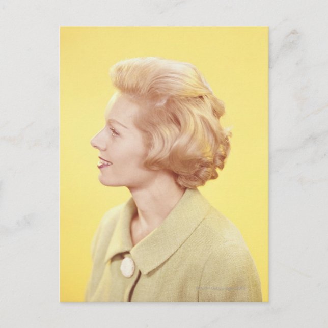 Postal Mujer rubia 2 (Anverso)