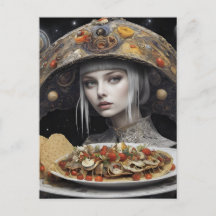 Mujer Rubia En El Planeta Taco Fantasía