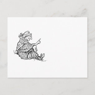 Postal Mujer sabia a abuela que da consejo a Personalizad