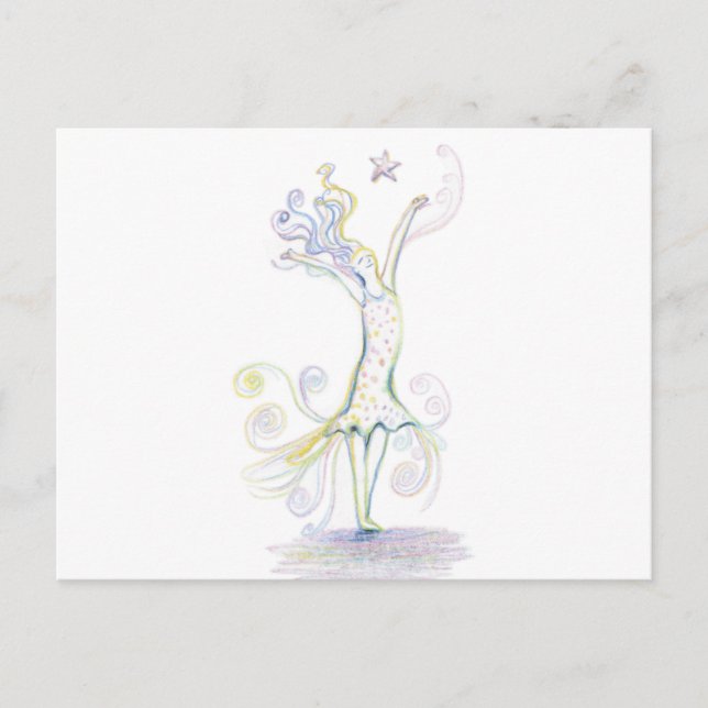 Postal Mujer salvaje (Anverso)